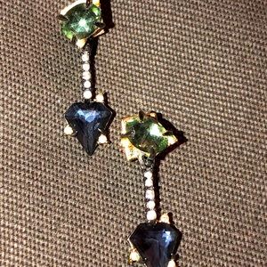 Alexis Bittar Double Stone Ear Jacket Earrings